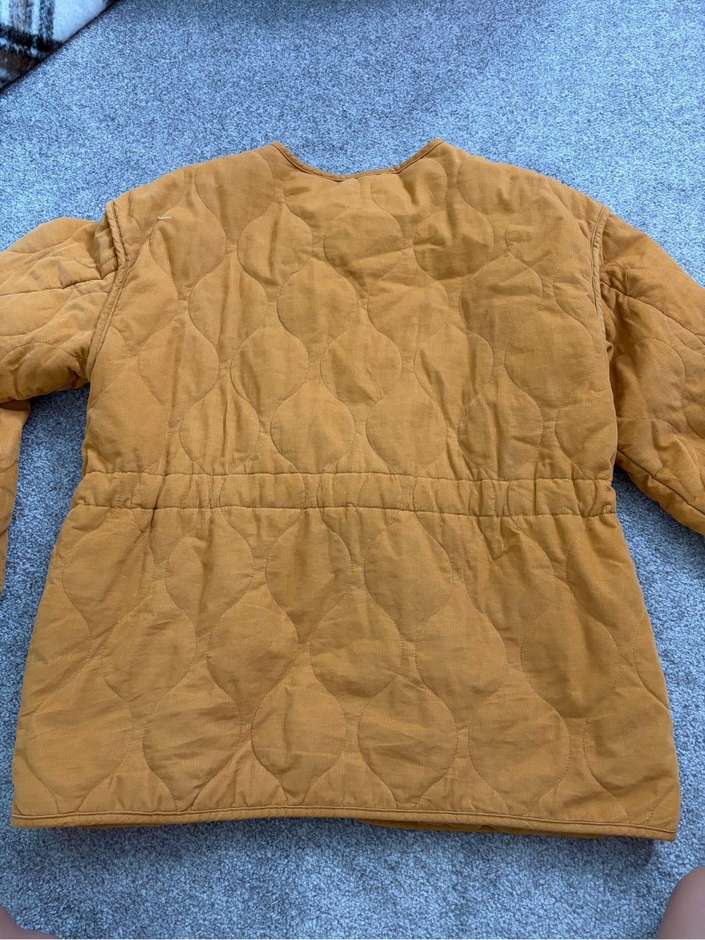 Universal Thread Quilted Jacket in Mustard Gold - Picture 3 of 3